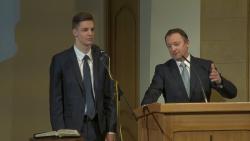 Vīrs ar trepēm 27.01.2018, dievkalpojums, Dāvids Nimmiks